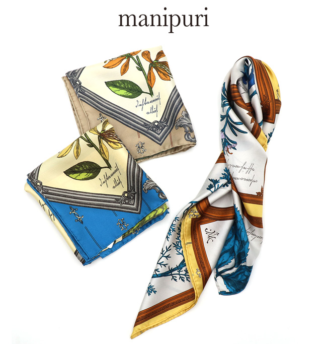 manipuri（マニプリ） (ポイント10倍)manipuri ＜シルクスカーフ65