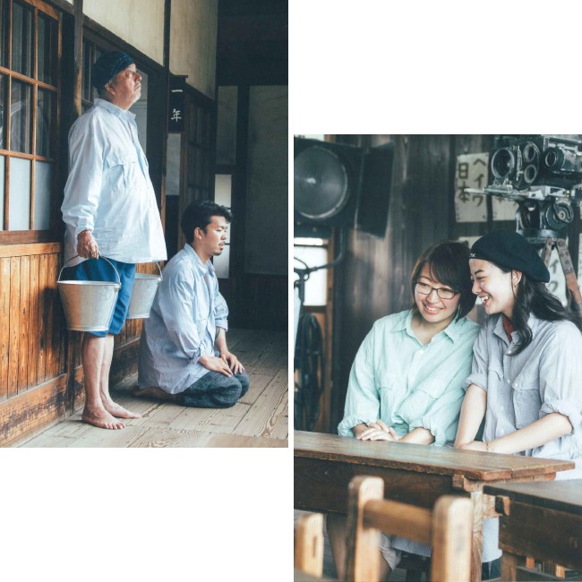 極美品！ポータークラシック ストライプ柄 ロングシャツ M 極美品！ポータークラシック ストライプ柄 ロングシャツ M
