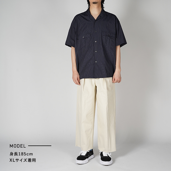 PORTER CLASSIC（ポータークラシック） KEROUAC PIN STRIPE SHIRT