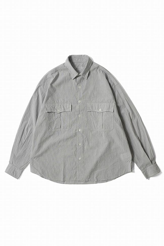 PORTER CLASSIC（ポータークラシック） ROLL UP STRIPE SHIRT ロール