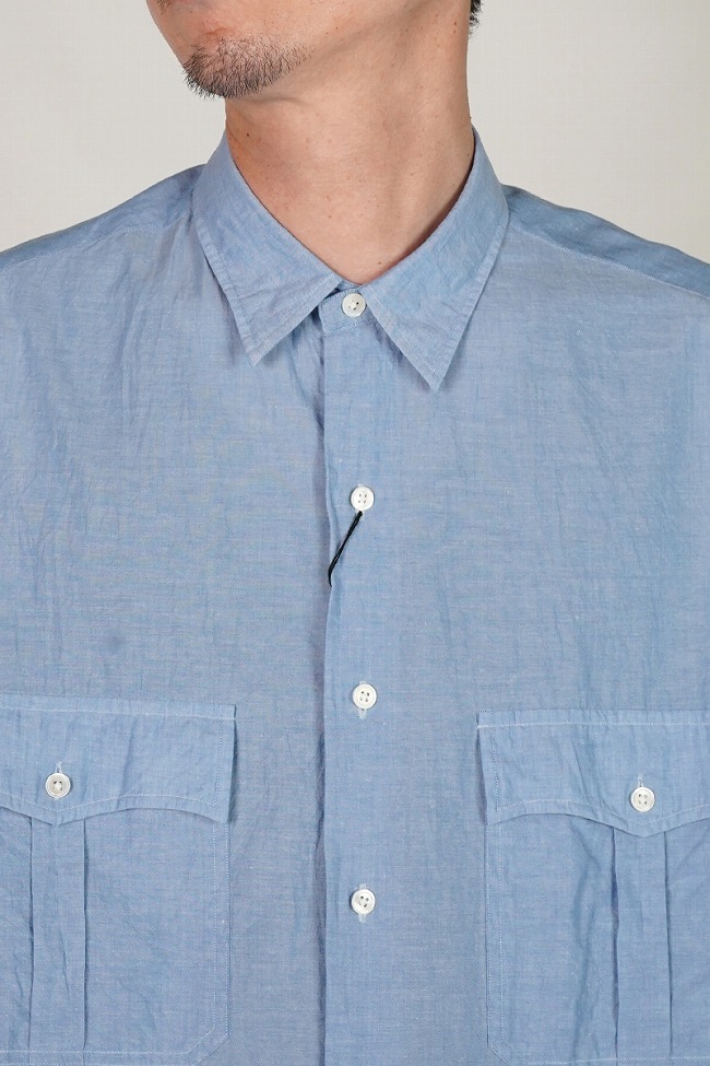 PORTER CLASSIC（ポータークラシック） ROLL UP CHAMBRAY SHIRT ロール