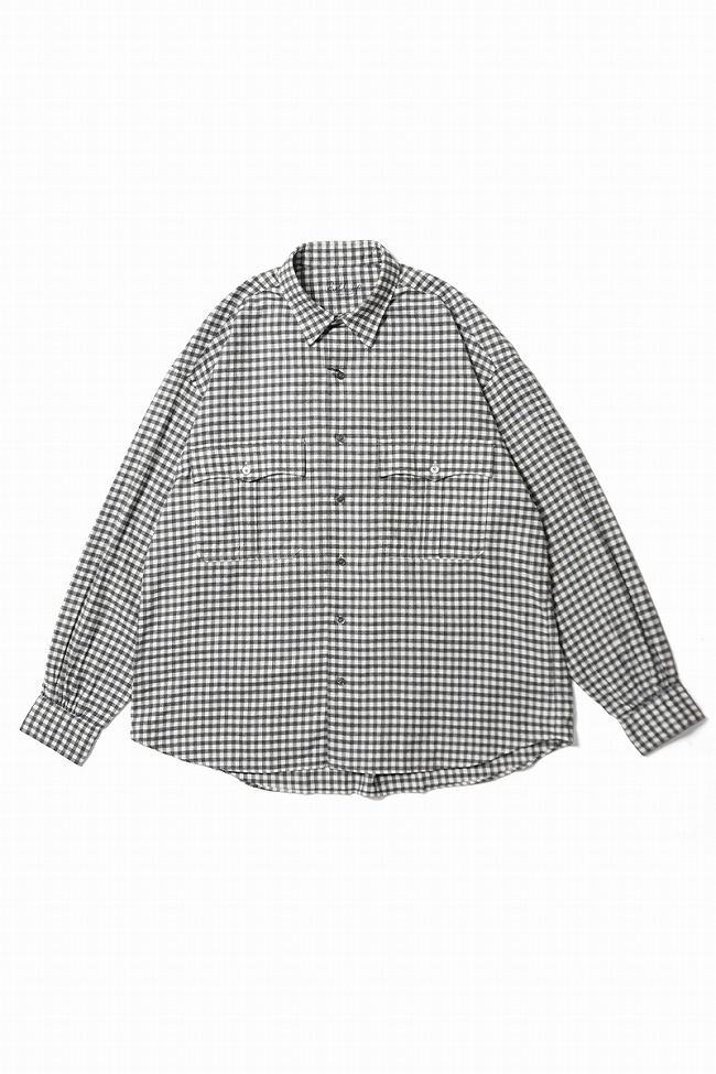 ポータークラシック　ロールアップシャツ　チェックシャツ PORTER CLASSIC（ポータークラシック） ロールアップフランネル