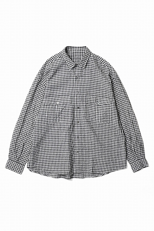 PORTER CLASSIC（ポータークラシック） ロールアップリネンギンガム