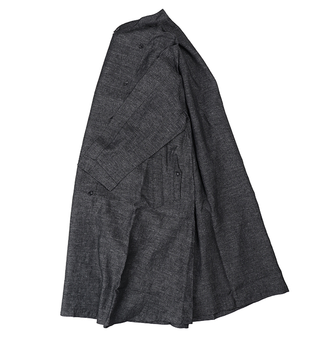 ポータークラシック Porter Classic 【正規販売店】 ブレッソンリネンダブルコート“BRESSON” LINEN DOUBLE COAT  GRAY PC-021-1512