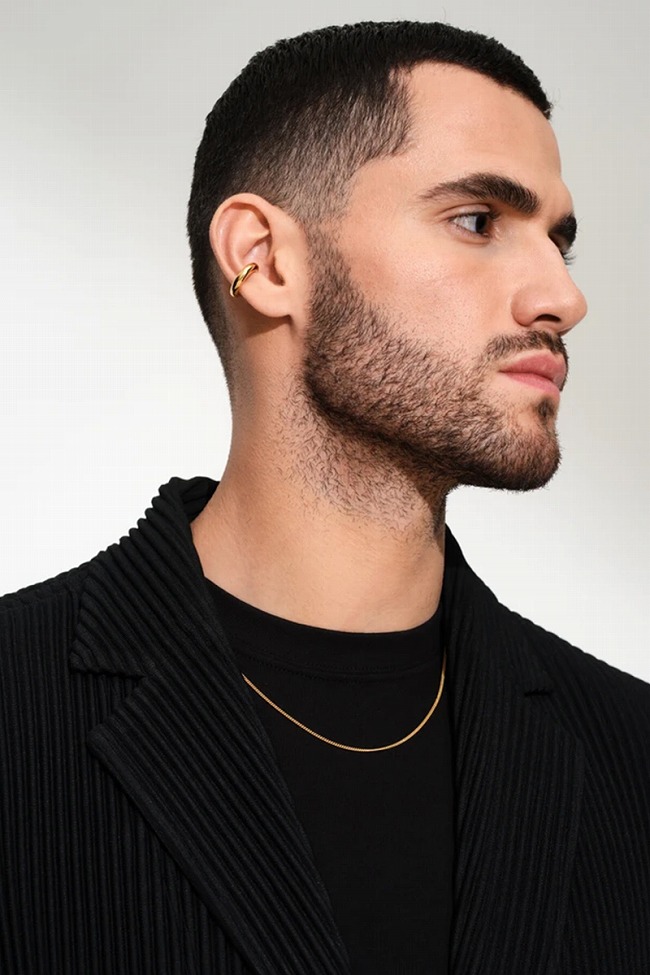 TOMWOOD(トムウッド) Curb Chain Slim Gold カーブチェーンスリム