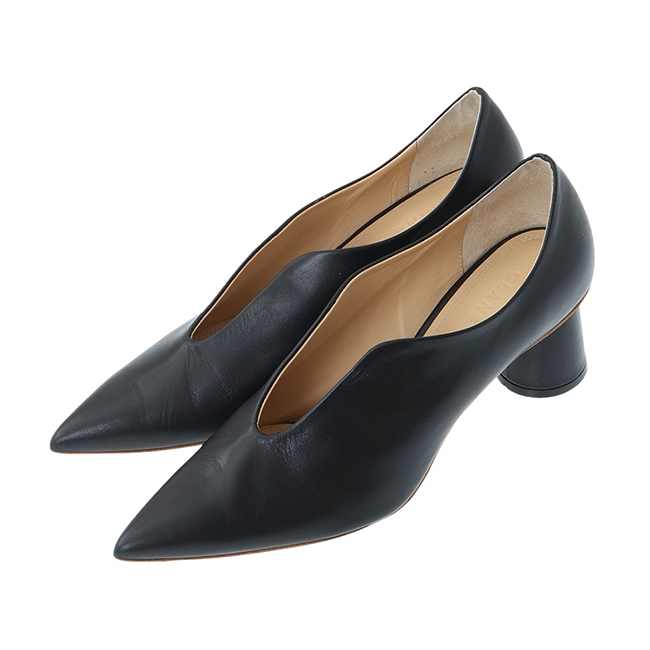人気の春夏 CLANE(クラネ) POINTED WAVE PUMPS ポインテッドウェーブ 靴