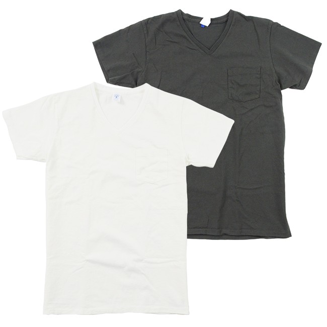 ベルバシーン Velva Sheen 2パック Vネック 半袖 ポケットTシャツ パックT 2PACK V-NECK SHORT SLEEVE POCKET TEE Pack-T 160922