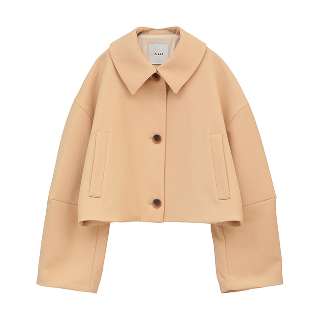 CLANE(クラネ) BULKY SLEEVE CROPPED JACKET バルキースリーブ CLANE(クラネ) BULKY SLEEVE CROPPED JACKET バルキースリーブ