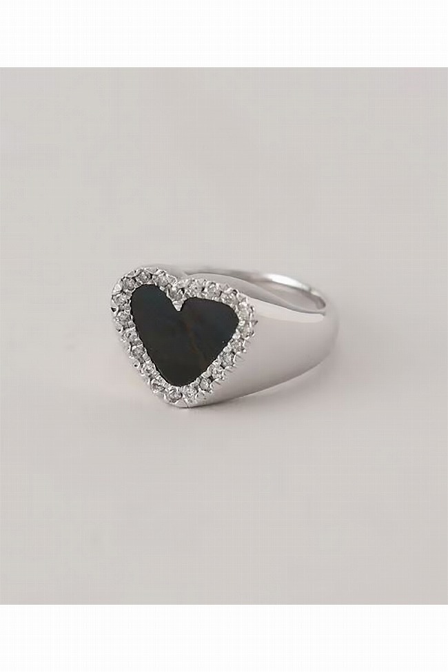 PREEK ストーンリング シルバー925 #13 Preek PREEK(プリーク) DIAMOND HEART STONE RING SILVER ダイヤモンド