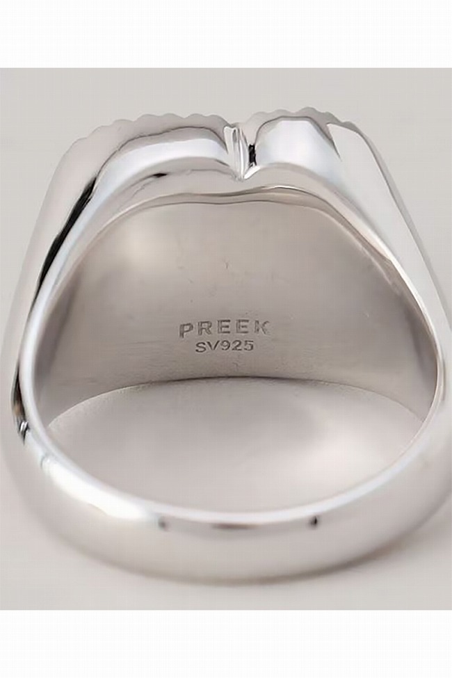 Preek PREEK(プリーク) DIAMOND HEART STONE RING SILVER ダイヤモンド 
