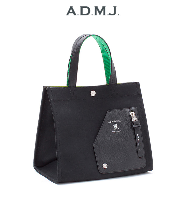 (ポイント10倍) ADMJ エーディーエムジェイ KUBAN LIM RIDER’S TOTEBAG 25cm クバンリム ライダース トートバッグ  25cm 22SA01001