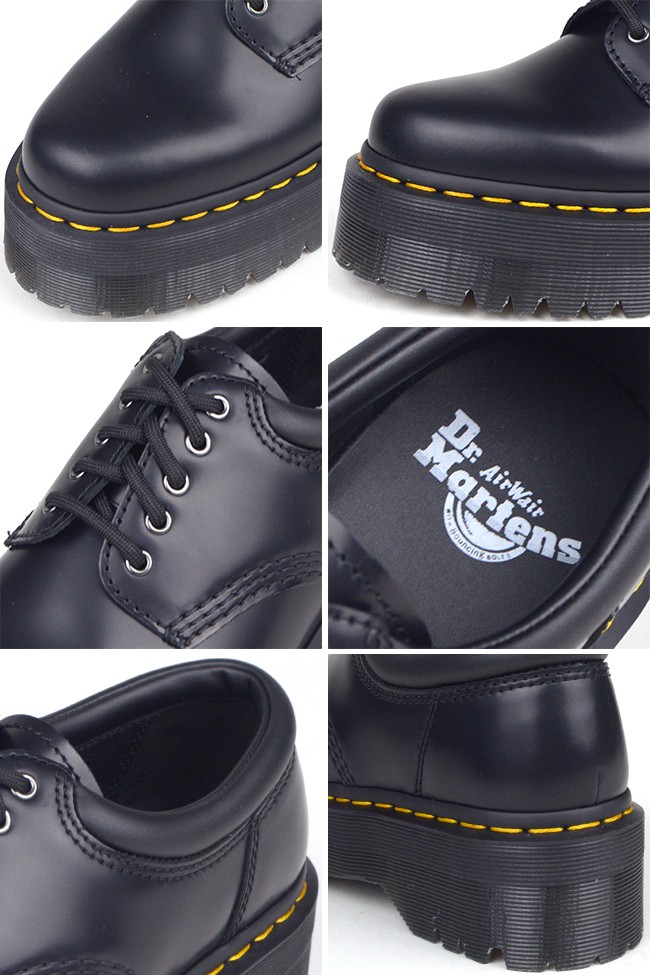 ドクターマーチン Dr.Martens クアッド5ホール厚底 ブラック 8053 QUAD