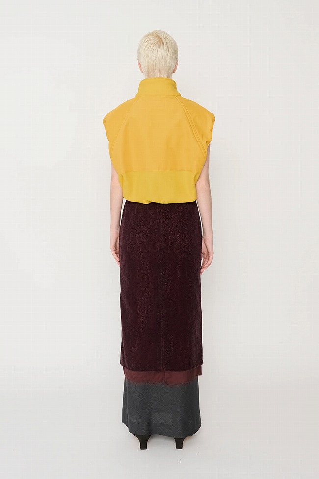 JANESMITH JANE SMITH(ジェーンスミス) FLOCKY LACE LAYERED SKIRT 
