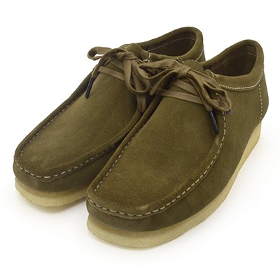 クラークス Clarks ワラビー Wallabee カーキスエード Khaki 26155399｜womanremix｜02