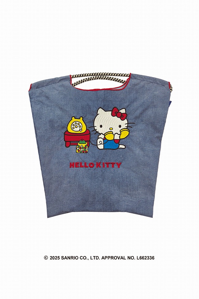 Ball&Chain デニム ハローキティ トートバッグ テレフォン M Ball＆Chain（ボールアンドチェーン） Ball ＆ Chain テレフォン(M