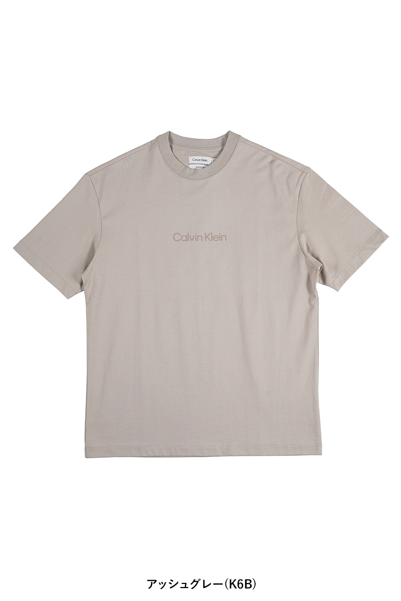 Calvin Klein カルバン・クライン スタンダードロゴ リラックス クルーネックTシャツ 40HM228｜womanremix｜03