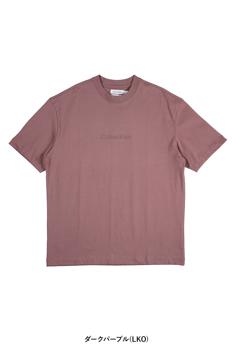 Calvin Klein カルバン・クライン スタンダードロゴ リラックス クルーネックTシャツ 4...