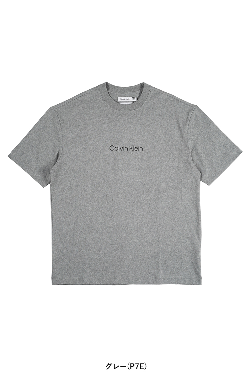 Calvin Klein カルバン・クライン スタンダードロゴ リラックス クルーネックTシャツ 40HM228｜womanremix｜05