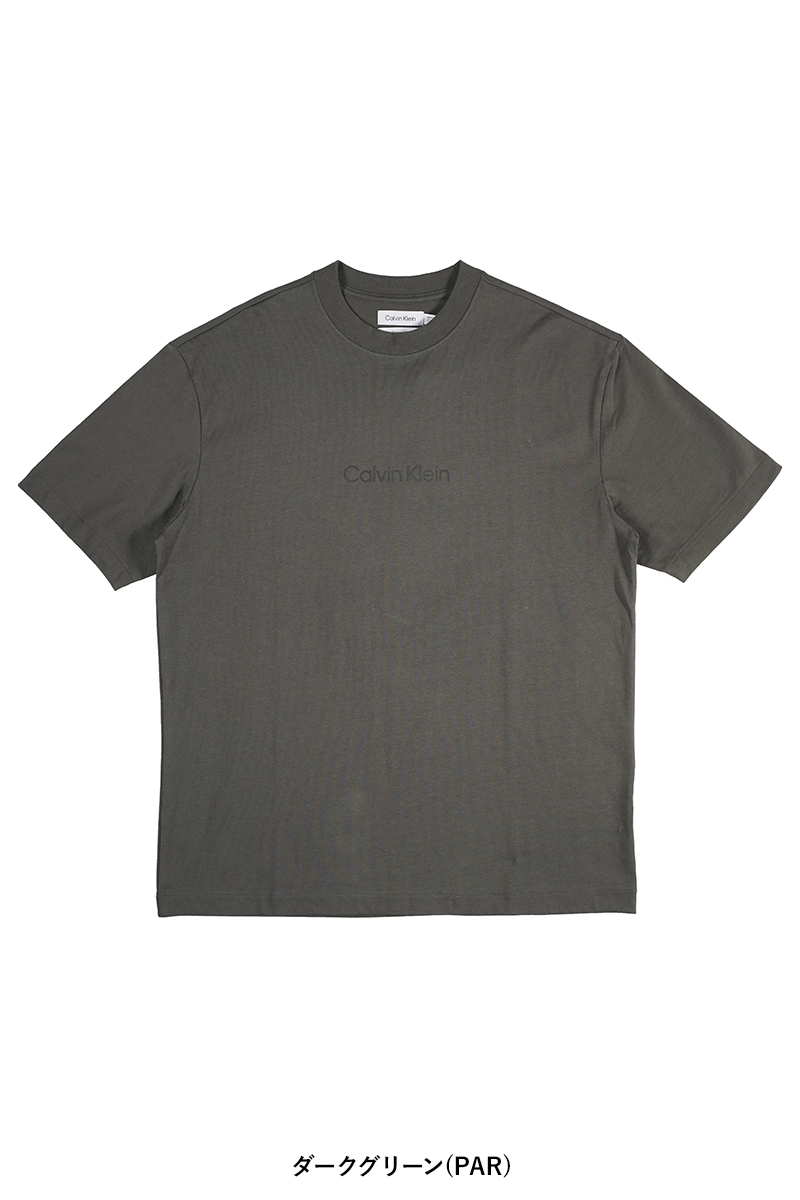 Calvin Klein カルバン・クライン スタンダードロゴ リラックス クルーネックTシャツ 40HM228｜womanremix｜06