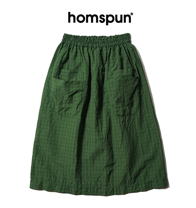 「専用」homspun スカート homspun｜水玉プリント ラップフレアスカート - haluta(ハルタ