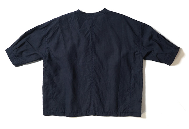 homspun homspun(ホームスパン) リネンバイオVネックブラウス
