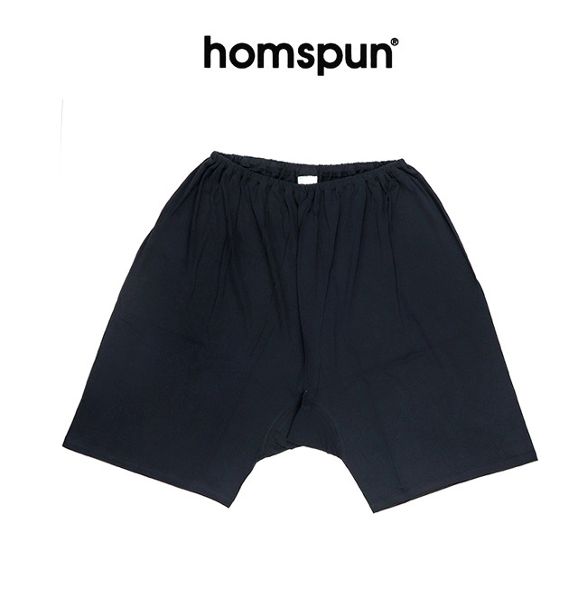 ポイント5倍)homspun ホームスパン 60/-天竺キュロットパンツ インナー