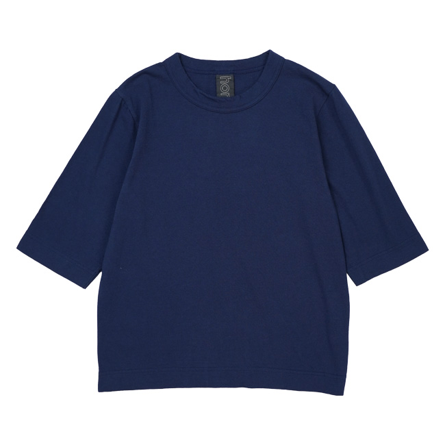 homspun ホームスパン 30/1天竺 6分袖Tシャツ 6370 : 6370 : rish