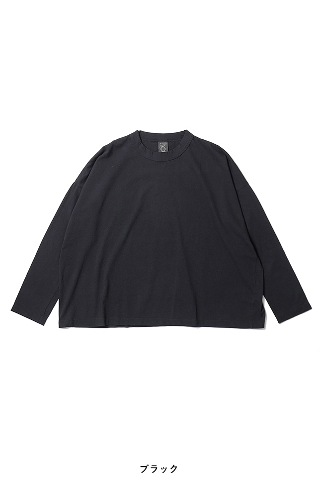 homspun（ホームスパン） 30/1 天竺 BIG L/S ビッグシルエット 長袖