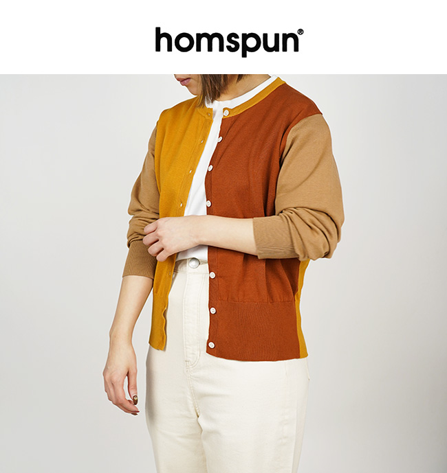 homspun(ホームスパン) ソフトコンパクトヤーンクルーカーディガン  7841 楽天市場】homspun(ホームスパン) ソフトコンパクトヤーンクルー