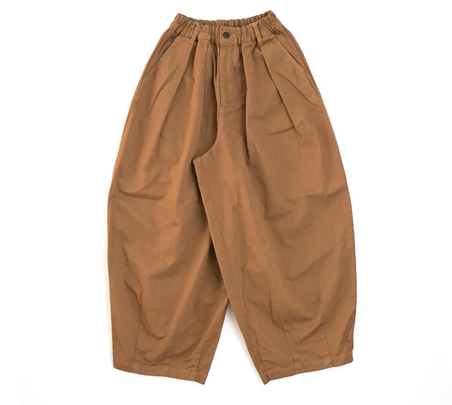HARVESTY (ハーベスティ) サーカスパンツ オレンジチェック柄 HARVESTY｜【40%OFF】オンブレ クロップド サーカスパンツ