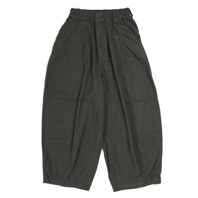 HARVESTY ハーベスティ COTTON FLANNEL CIRCUS PANTS CROPPED コットン