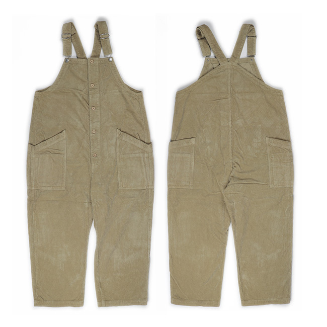 HARVESTY（ハーベスティ） CORDUROY OVERALLS コーデュロイ