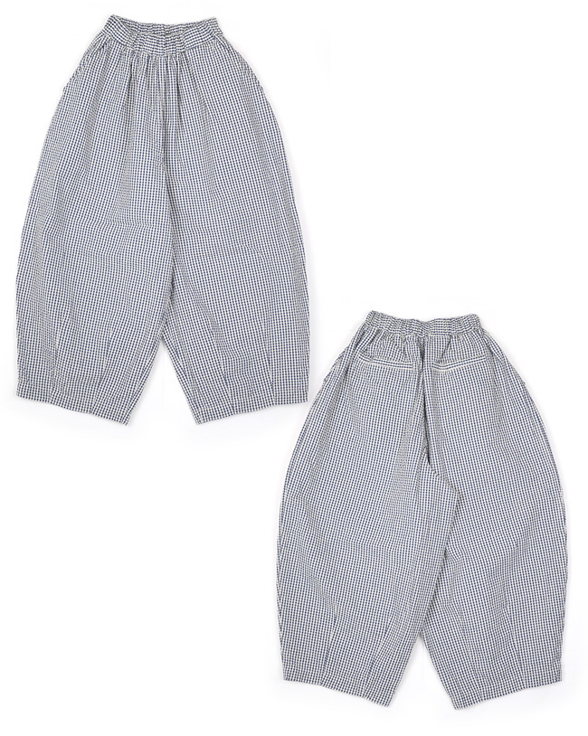 全国送料無料ギフト HARVESTY PANTS CIRCUS EASY SEERSUCKER INDIGO (ハーベスティ) パンツ