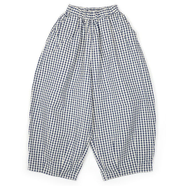 超話題新作 (ハーベスティ) HARVESTY INDIGO PANTS CIRCUS EASY SEERSUCKER パンツ