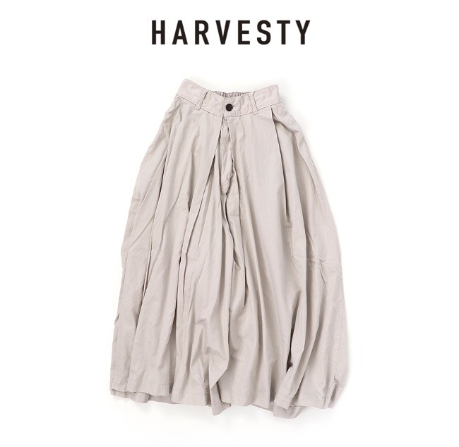 HARVESTY ハーベスティ SATIN CARMEN CULOTTES サテン カルメン