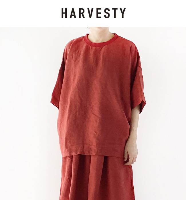 HARVESTY ハーベスティ SHORT SLEEVES PULLOVER LINEN/RAYONリネンレーヨン半袖プルオーバー A32006 :  a32006 : rish - 通販 - Yahoo!ショッピング