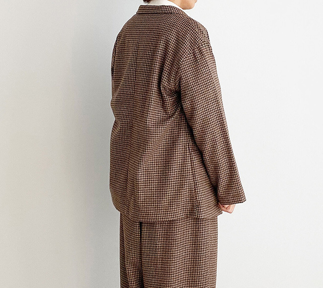 HARVESTY（ハーベスティ） WOOL TWEED ZOOT JACKET（ウールツイード