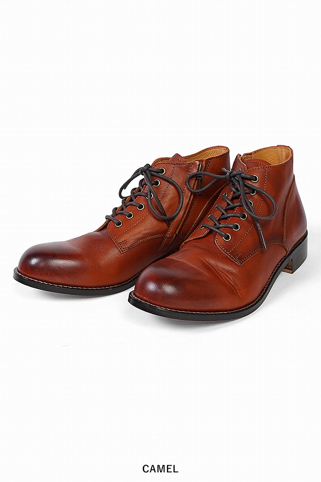 PADRONE パドローネ チャッカブーツ サイドジップ CHUKKA BOOTS