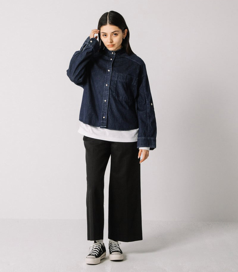 BLANC basque ブランバスク パールボタンデニムシャツ BB88-105