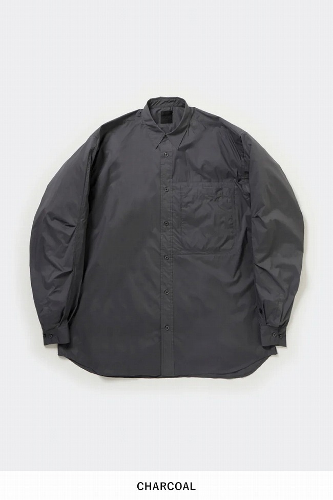 DAIWA PIER 39 TECH TRAVEL SHIRT チャコール　M DAIWA PIER39 | TECH TRAVEL SHIRT MEN