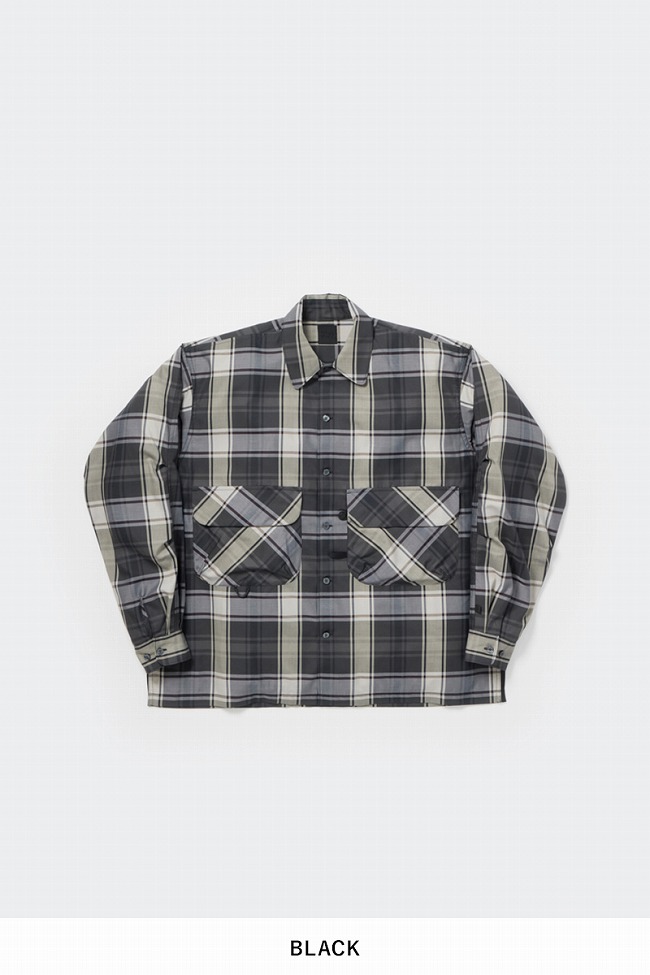 DAIWA PIER39 チェックシャツ DAIWA PIER39（ダイワ ピア39） TECH SPORTS OPEN COLLAR SHIRT LS BIG