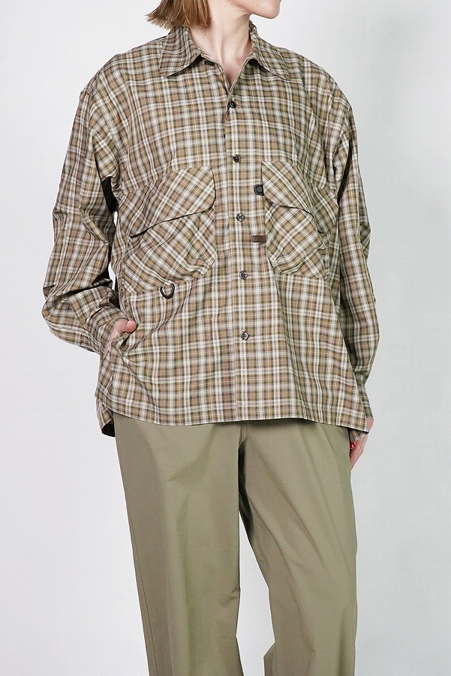 DAIWA PIER39（ダイワ ピア39） W's TECH SPORTS OPEN COLLAR SHIRT LS