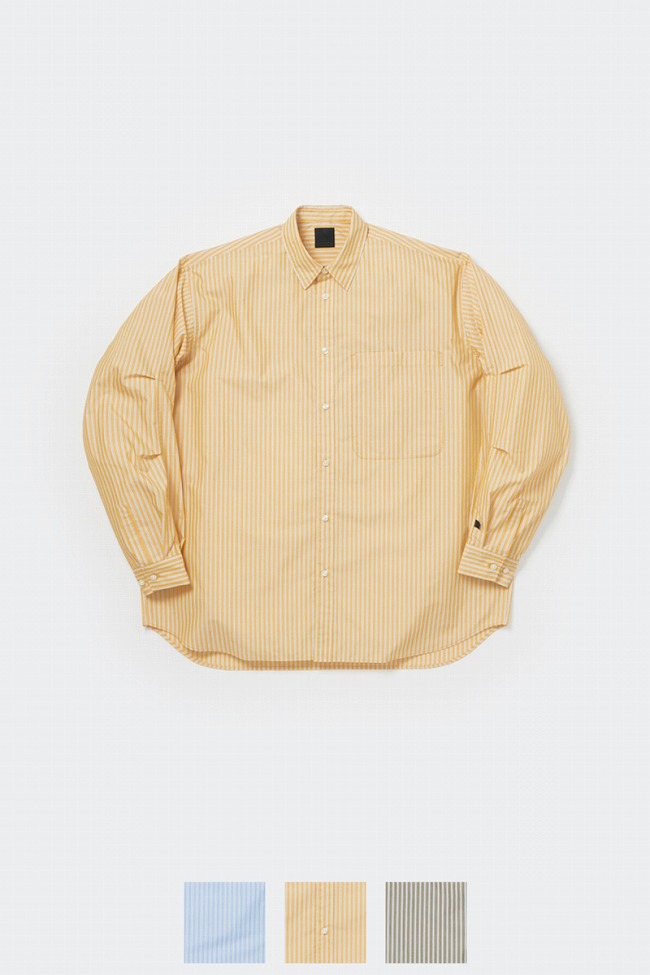 DAIWA PIER39（ダイワ ピア39） TECH REGULAR COLLAR SHIRT LS STRIPE