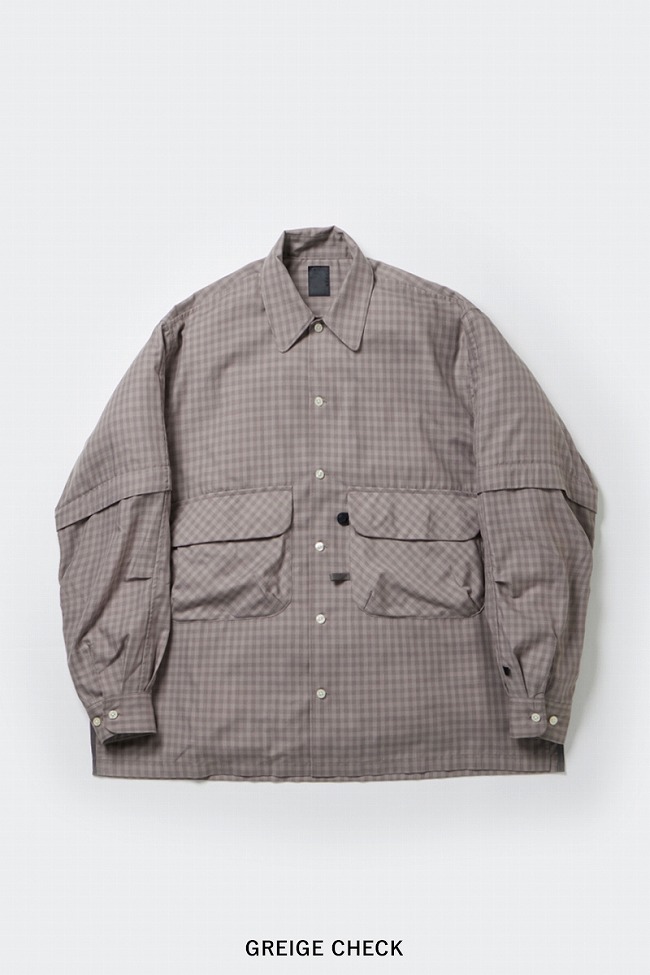 DAIWA PIER 39(ダイワピア39) W's TECH SPORTS OPEN COLLAR SHIRTS L/S 