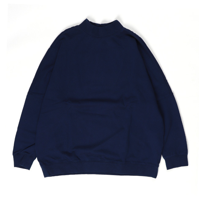 (ポイント10倍) Commencement(コメンスメント) HIGH-NECK L/S TEE コットンハイネックワイドスウェットプルオーバー c-043｜womanremix｜04