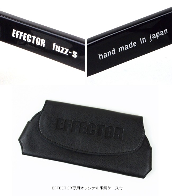 EFFECTOR fuzz-s メガネ ケース付き EFFECTOR fuzz-s ネイビー メガネ ケース付き