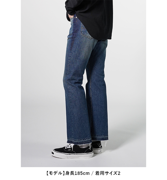 JieDa JieDa(ジエダ) USED FLARE DENIM PANTS ユーズドフレア