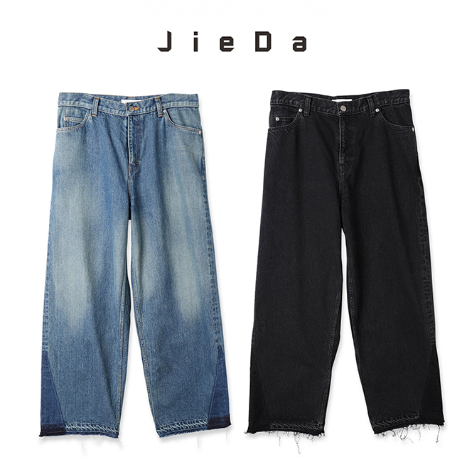JieDa（ジエダ） USED BAGGY DENIM ユーズドバギーデニム Jie-STD-PT22
