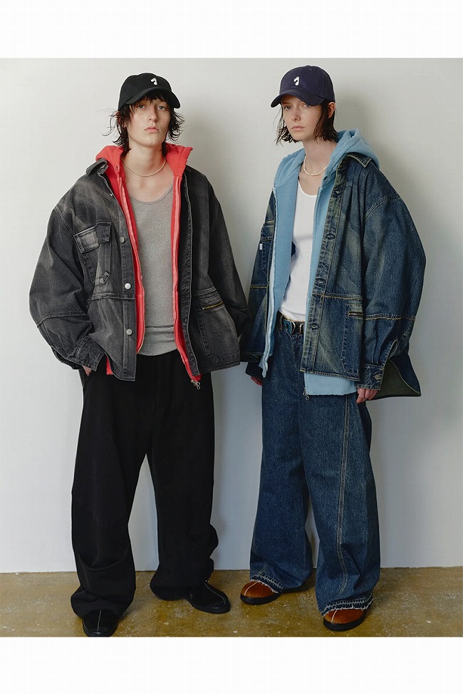 JieDa JieDa(ジエダ) USED 3D WORK DENIM ユーズド3Dワークデニム 