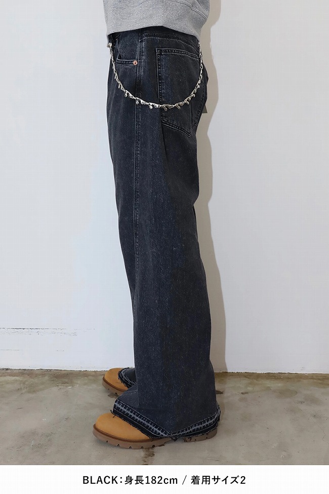 JieDa JieDa(ジエダ) USED 3D WORK DENIM ユーズド3Dワーク